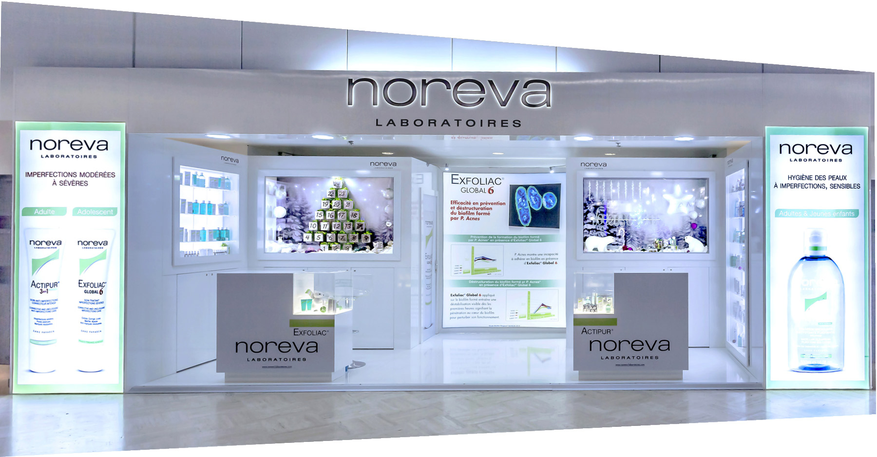Picture of Noreva Booth to comparate